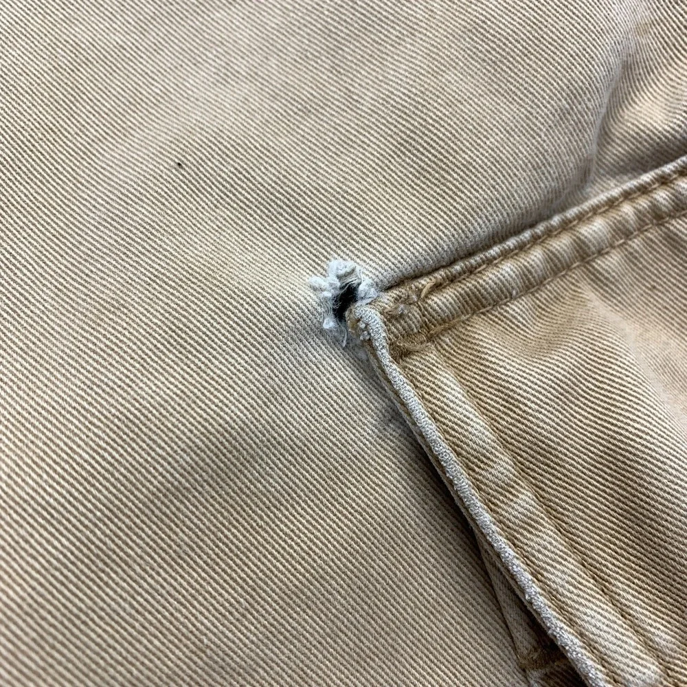 Vintage Polo Jeans Co Ralph Lauren Shorts 36 Khaki Cargo Baggy Y2K Grunge Skater